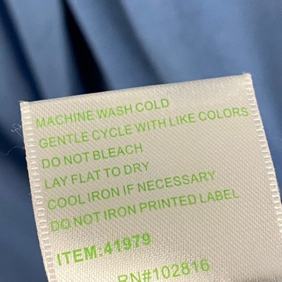 Garnet Hill Blue Midi Dress - Picture 6 of 11